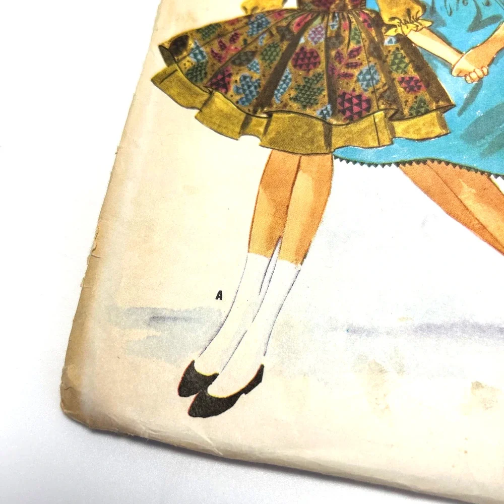 McCalls Vintage 1960's Pattern #6026‎ Girls Flare Dress Size 8